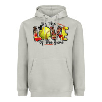 Moon Dust for the love of the game softball Heavyweight Hoodie - Zillion Design Studio