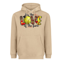 Mushroom for the love of the game softball Heavyweight Hoodie - Zillion Design Studio