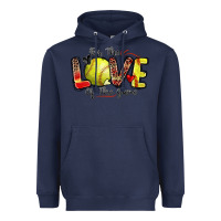 Navy for the love of the game softball Heavyweight Hoodie - Zillion Design Studio