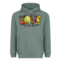 Sage for the love of the game softball Heavyweight Hoodie - Zillion Design Studio