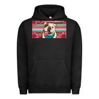Pigment Black english bulldog floral license plate Urban Hoodie - Artiststas