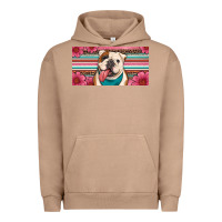 Pigment Burro english bulldog floral license plate Urban Hoodie - Artiststas