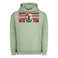 Pigment Oil Green english bulldog floral license plate Urban Hoodie - Artiststas