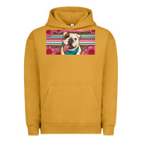 Pigment Peanut Butter english bulldog floral license plate Urban Hoodie - Artiststas