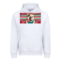 White english bulldog floral license plate Urban Hoodie - Artiststas