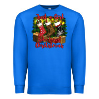 True Royal just a girl who loves christmas Premium Sweatshirt - RanaPortraitStore