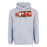 Heather Grey baseball coach Heavyweight Hoodie - texasbilliewilder