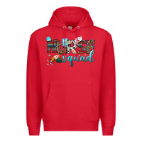 Red nurse squad Premium Hoodie - BundleAndBundleShop