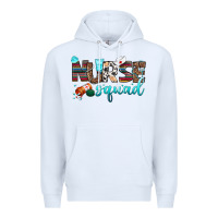 White nurse squad Premium Hoodie - BundleAndBundleShop
