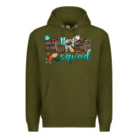 Army Green nurse squad Premium Hoodie - BundleAndBundleShop