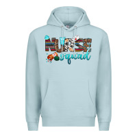 Blue Mist nurse squad Premium Hoodie - BundleAndBundleShop