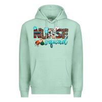 Seafoam nurse squad Premium Hoodie - BundleAndBundleShop