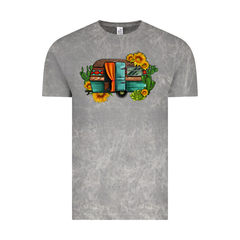 Caravan Sunflowers And Cactus Vintage Tee by Artiststas | Teevron