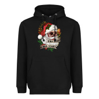 Black Kinda merry kinda scary Heavyweight Hoodie - RanaPortraitStore