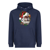 Navy Kinda merry kinda scary Heavyweight Hoodie - RanaPortraitStore