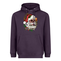Plum Kinda merry kinda scary Heavyweight Hoodie - RanaPortraitStore