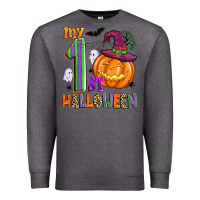 Charcoal Heather my 1st halloween Premium Sweatshirt - Zillion Design Studio