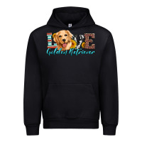 Black love golden retriever Urban Hoodie - Artiststas