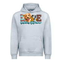Heather Grey love golden retriever Urban Hoodie - Artiststas