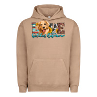 Pigment Burro love golden retriever Urban Hoodie - Artiststas