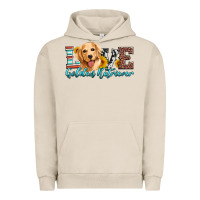 Pigment French Oak love golden retriever Urban Hoodie - Artiststas