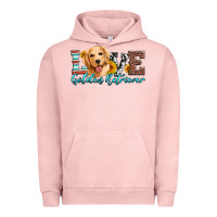 Pigment Salmon love golden retriever Urban Hoodie - Artiststas