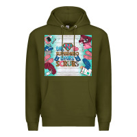 Army Green this superhero wears scrubs tumbler Premium Hoodie - BundleAndBundleShop