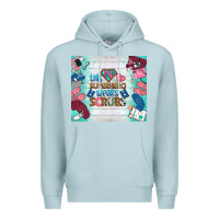 Blue Mist this superhero wears scrubs tumbler Premium Hoodie - BundleAndBundleShop