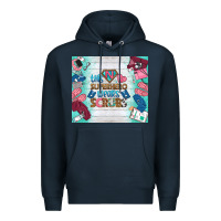 Navy this superhero wears scrubs tumbler Premium Hoodie - BundleAndBundleShop