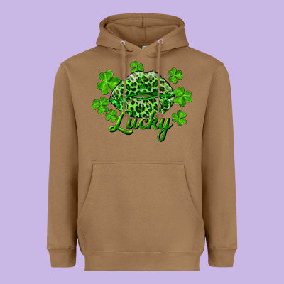 Heavyweight Hoodie Kiss lucky