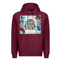 Burgundy this superhero wears scrubs tumbler Premium Hoodie - BundleAndBundleShop