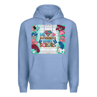 Colony Blue this superhero wears scrubs tumbler Premium Hoodie - BundleAndBundleShop