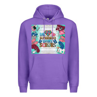 Purple this superhero wears scrubs tumbler Premium Hoodie - BundleAndBundleShop