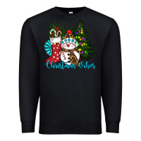 Black christmas vibes Premium Sweatshirt - RanaPortraitStore