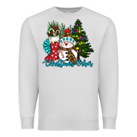 Dove Grey christmas vibes Premium Sweatshirt - RanaPortraitStore