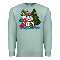Seafoam christmas vibes Premium Sweatshirt - RanaPortraitStore