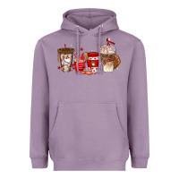 Lavender baseball coffee cups Heavyweight Hoodie - texasbilliewilder