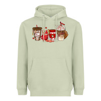 Matcha baseball coffee cups Heavyweight Hoodie - texasbilliewilder
