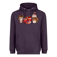 Plum baseball coffee cups Heavyweight Hoodie - texasbilliewilder