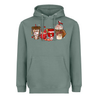 Sage baseball coffee cups Heavyweight Hoodie - texasbilliewilder