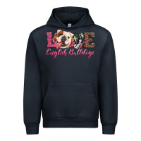 Navy love english bulldogs Urban Hoodie - Artiststas