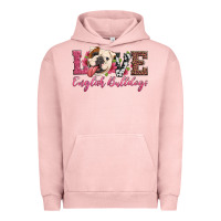 Pigment Salmon love english bulldogs Urban Hoodie - Artiststas