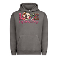 Pigment Tornado love english bulldogs Urban Hoodie - Artiststas