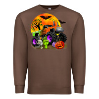 Chestnut halloween monster truck Premium Sweatshirt - Zillion Design Studio