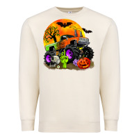 Sandshell halloween monster truck Premium Sweatshirt - Zillion Design Studio
