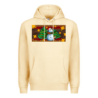 Pina Colada christmas tree with snowman Premium Hoodie - AdoDesignShop