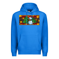 True Royal christmas tree with snowman Premium Hoodie - AdoDesignShop