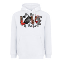 White for the love of the game hockey Heavyweight Hoodie - Zillion Design Studio