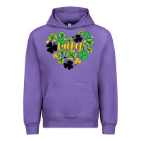 Tulip lucky heart shaped clover Urban Hoodie - AdoDesignShop