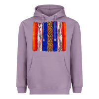 Lavender baseball brush strokes Heavyweight Hoodie - texasbilliewilder